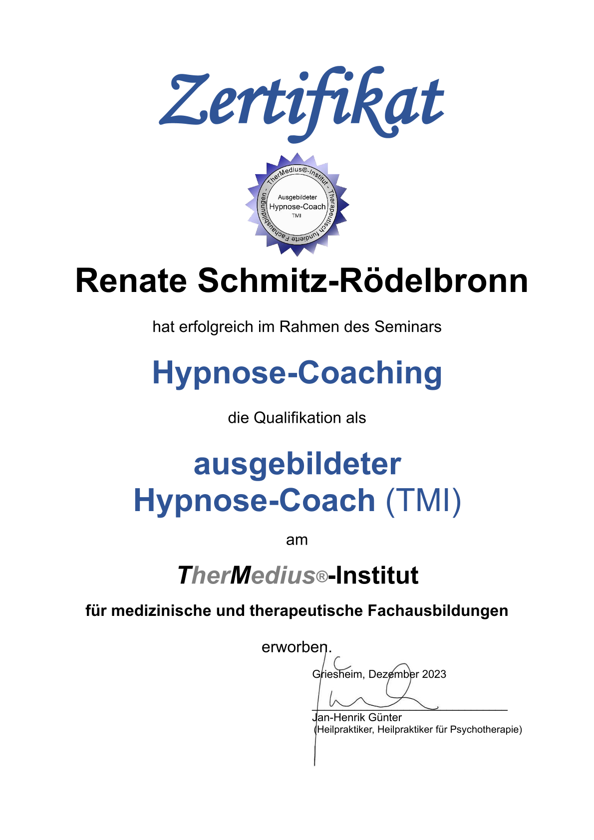 Hypnose Coach